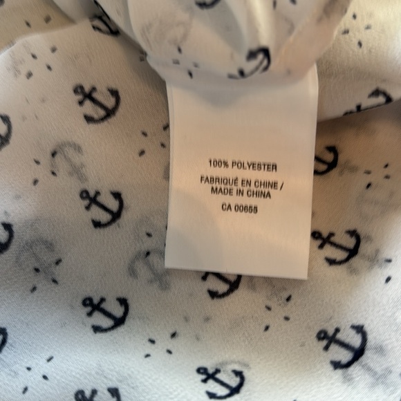 Reitmans 3/4 sleeve nautical blouse. Size XL. - Picture 5 of 6